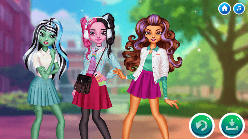 Monster Girls Back To School screenshot 3